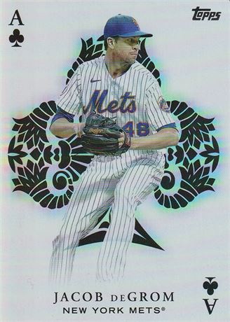 inv030 jacob degrom 2023 topps card #aa-8 insert aces new york mets