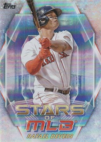 inv044 rafael devers 2023 topps card #smlb-4 insert stars of mlb boston red sox