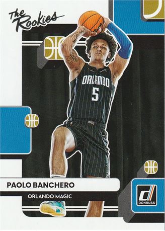 inv078 paolo banchero 2022-23 donruss card #1 insert the rookies rc