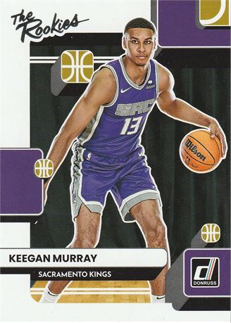 inv093 keegan murray 2022-23 donruss card #4 insert the rookies sacramento kings