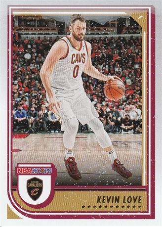 inv269 kevin love 2022-23 nba hoops winter card #72 cleveland cavaliers
